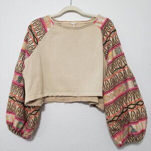 Free People Oversized Crop Top